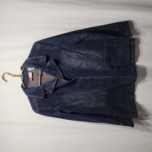 Denim Button Front Jacket